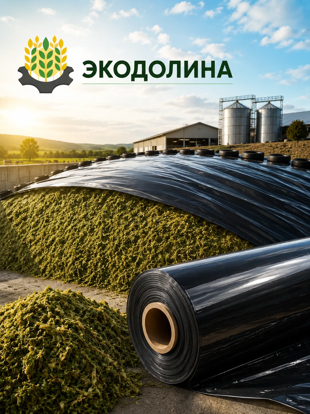 Рулон силосной плёнки «Экодолина» Стандарт/Премиум